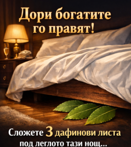 Дори богатите го правят !Сложете 3 дафинови листа под леглото тази нощ… 👇 8 397dfe97 f698 4812 b841 a941f7474a44