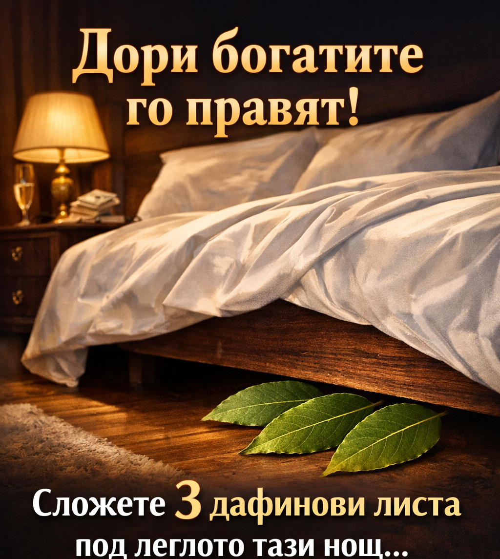Дори богатите го правят !Сложете 3 дафинови листа под леглото тази нощ… 👇 3 397dfe97 f698 4812 b841 a941f7474a44