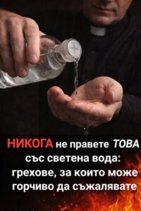НИКОГА не правете ТОВА със светена вода: грехове, за които може горчиво да съжалявате 👇 2 631042625 122183508308593989 210720674174914865 n