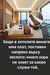 Защо в хотелите винаги има плат, поставен напряко върху леглото: много хора не знаят за какво служи той. 👇 38 637680009 122184712418593989 1751994377812610578 n