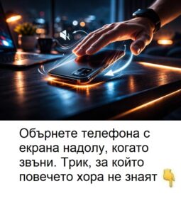 Обърнете телефона с екрана надолу, когато звъни. Полезен трик, за който повечето хора не знаят. Подробности. 👇👇👇 14 641404538 1592463009110010 219393573084411912 n