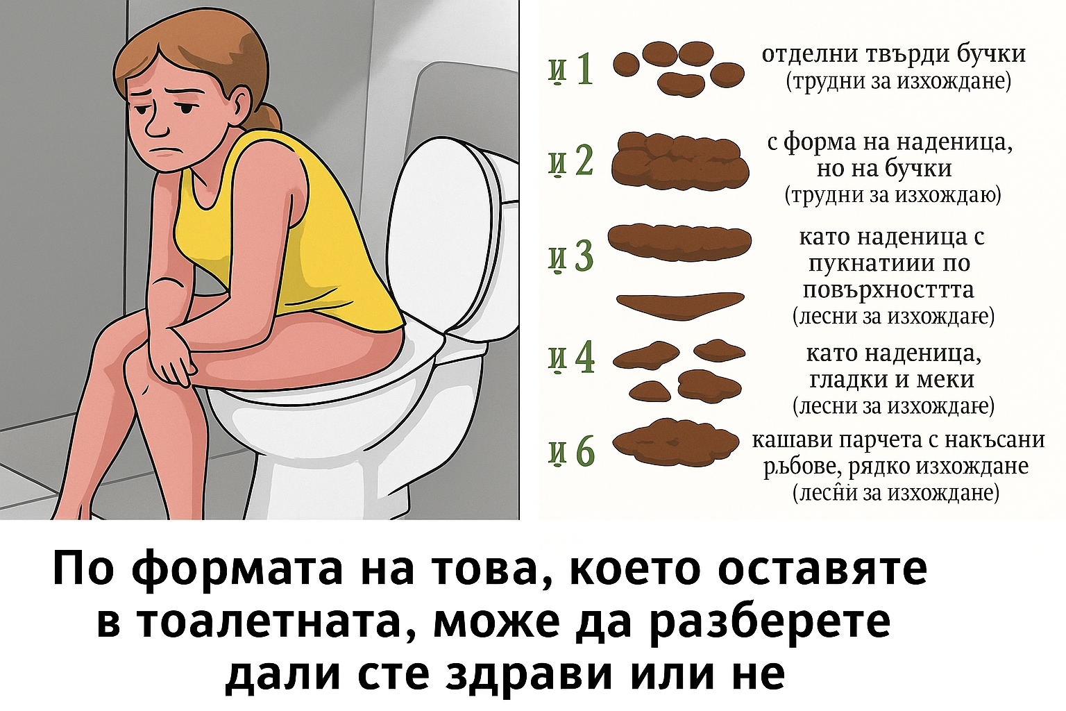 По формата на това, което оставяте в тоалетната, може да разберете дали сте здрави или не! Вижте повече 👇 3 b6fe539a 1508 4c83 ab2e d5e9fdec0c3a