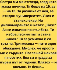 Сестра ми ме отгледа, след като мама почина. Тя беше на деветнадесет, аз на дванадесет 44 619957428 122218827536271488 3757297638009862378 n