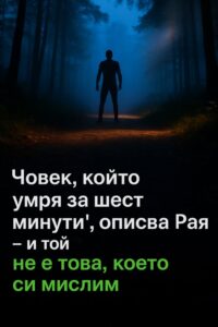 Човек, който ‘умря за шест минути’, описва Рая – и той не е това, което си мислим. 👇 42 622814279 122181929606593989 8185773952394510235 n
