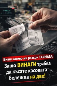 Бивш касиер ми разкри ТАЙНАТА: Защо ВИНАГИ трябва да късате касовата бележка на две, преди да я хвърлите!👇 2 644359253 122185526810593989 4198145826118556016 n
