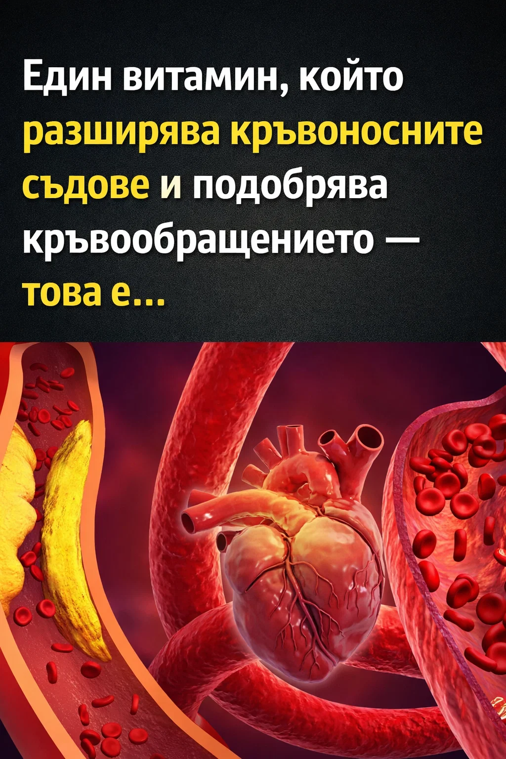 Един витамин, който разширява кръвоносните съдове и подобрява кръвообращението — това е… 3