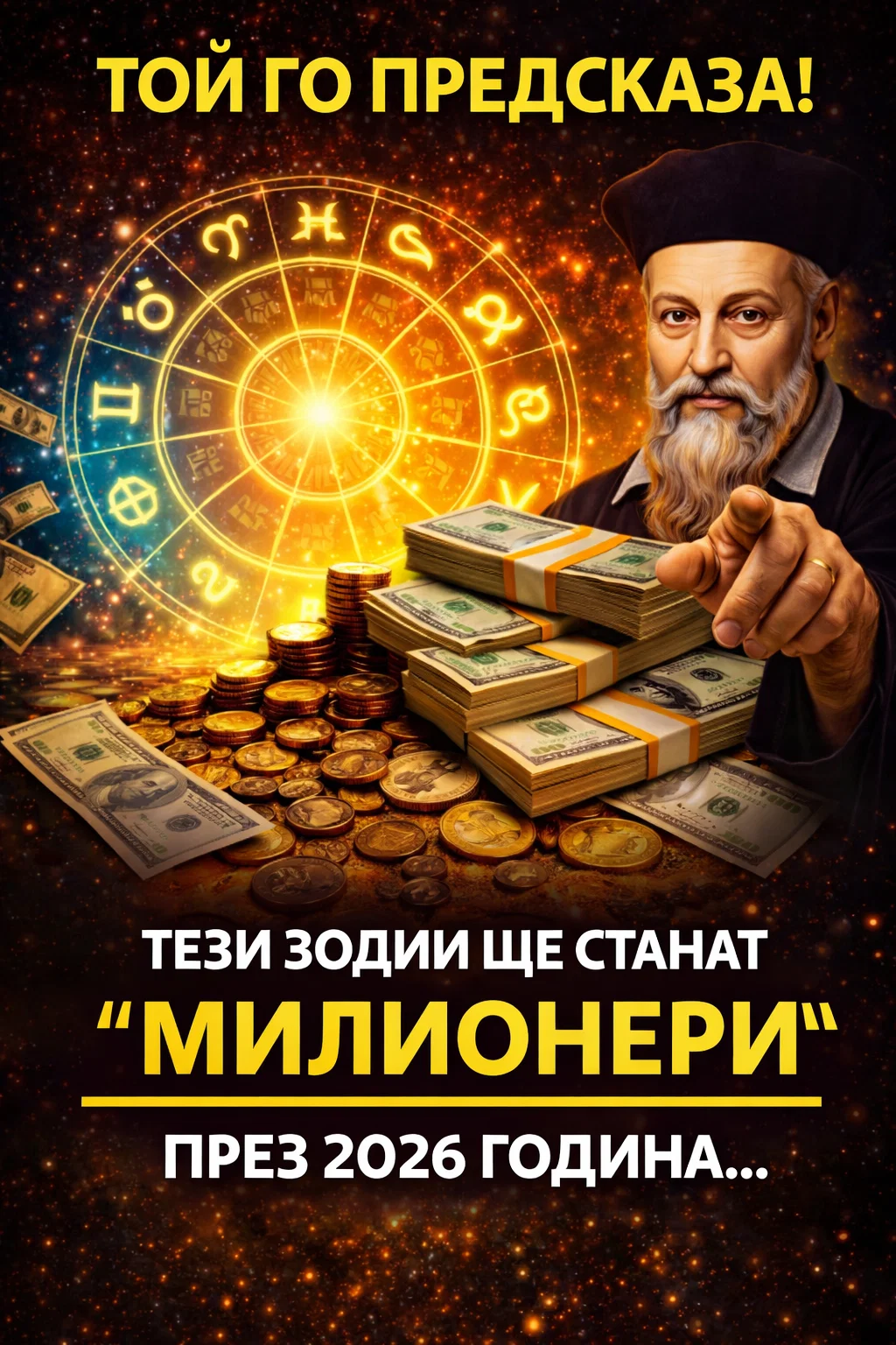 Нострадамус го е предвидил! Тези зодии са на път към финансов успех през 2026 г. — 3 от тях вече се открояват. Вижте първия коментар 😗👇 3 task 01km2yds8gfkkvd5pbr63phvak 1773920549 img 0