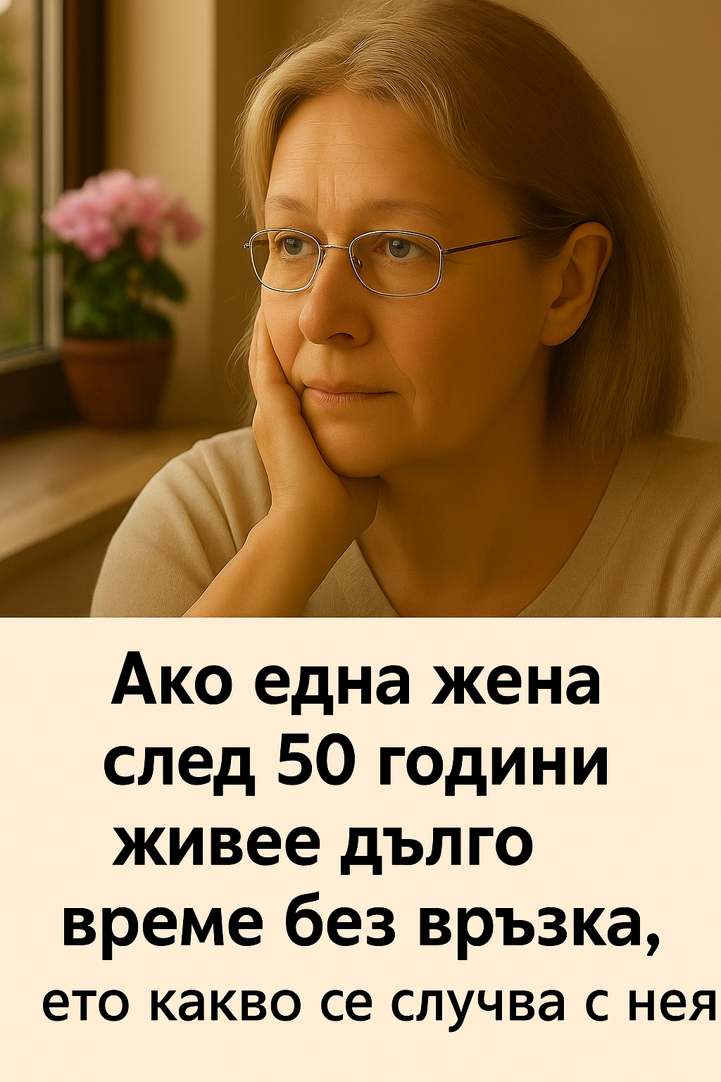 Ако една жена след 50 години живее дълго време без връзка — ето какво започва да се случва с нея. 3 20251107 1313 zhena do