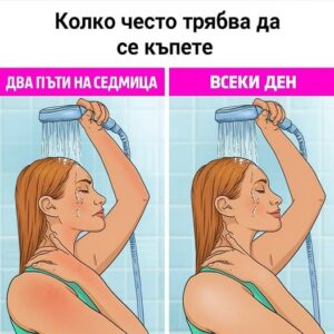 Колко често наистина трябва да се къпете? Ще се изненадате 👇 100 678765431 1281089200820763 9018579788018666697 n