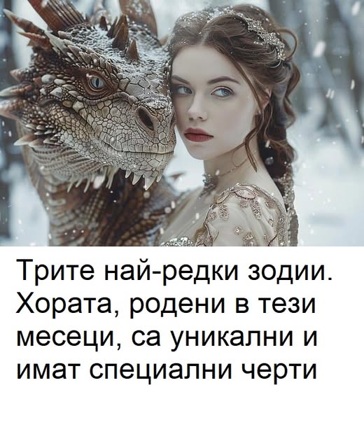 Трите най-редки зодии. Хората, родени в тези месеци, са уникални и имат специални черти. 😱 От всичките 12 зодии тези три са най-специални. В месеците, които ги покровителстват, се раждат най-малко бебета. 3 683063137 1644871300535847 1667755202782804651 n