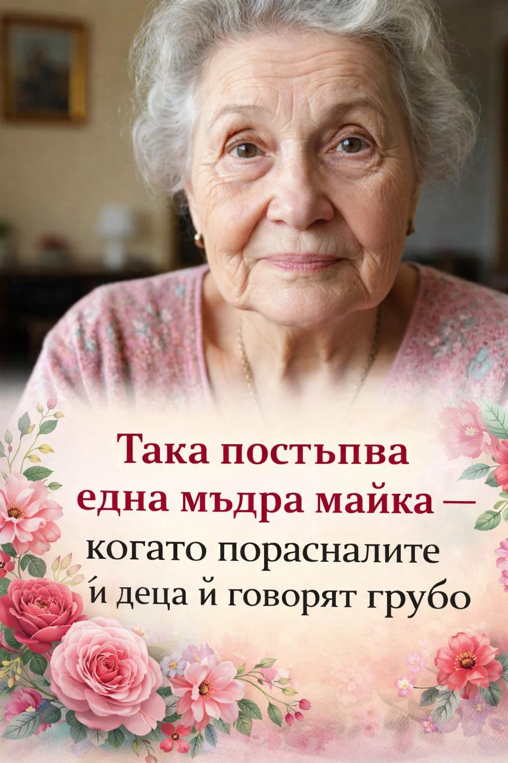 Ето как постъпва една мъдра майка – когато порасналите ѝ деца ѝ говорят грубо 👇👇👇 3
