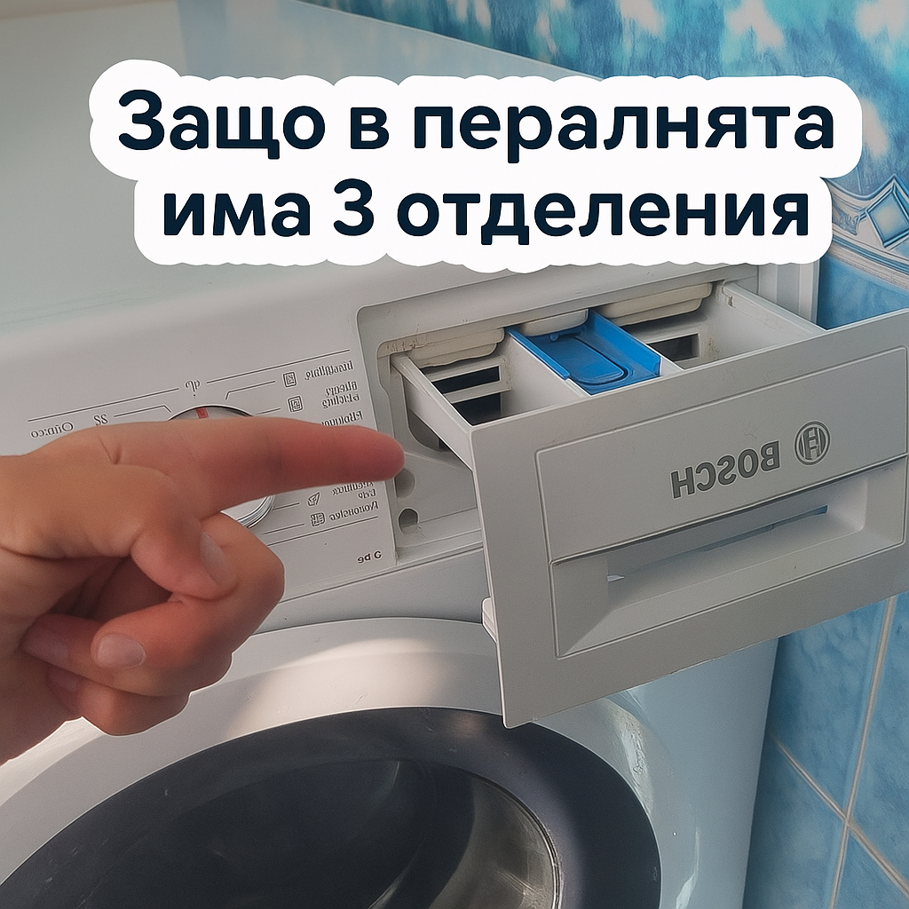 Защо в чекмеджето на пералнята има три отделения и какво се сипва във всяко от тях. Много домакини дори не подозират за това 👇 3 20251001 1323 tri peralni