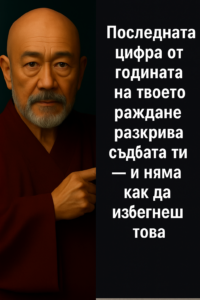Последната цифра от годината, в която сте родени, разкрива вашата духовна съдба (и това съвсем не е случайност). 42 20251005 1021 zamyana na tekst remix 01k6skvzm6ehtarb3p1s8fk5qq