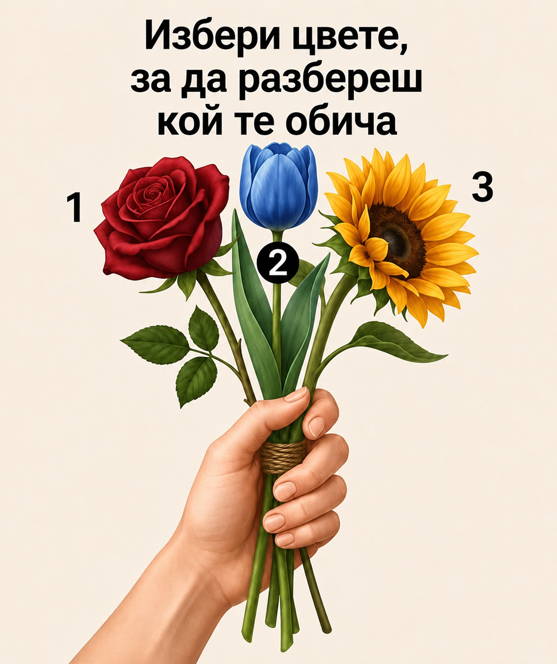 Кое цвете избирате? 🌸🌹🌼 Изберете едно цвете и разберете кой изпитва симпатии към вас. 👇 Вижте отговора 🌷✨ 3 chatgpt image 29.05.2026 g. 09 34 58