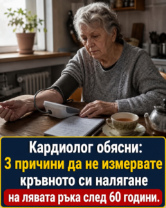 Кардиолог разкри: 3 причини да не измервате кръвното си налягане на лявата ръка след 60-годишна възраст. Подробностите са в коментарите 👇👇👇 152 chatgpt image 8.05.2026 g. 11 00 31