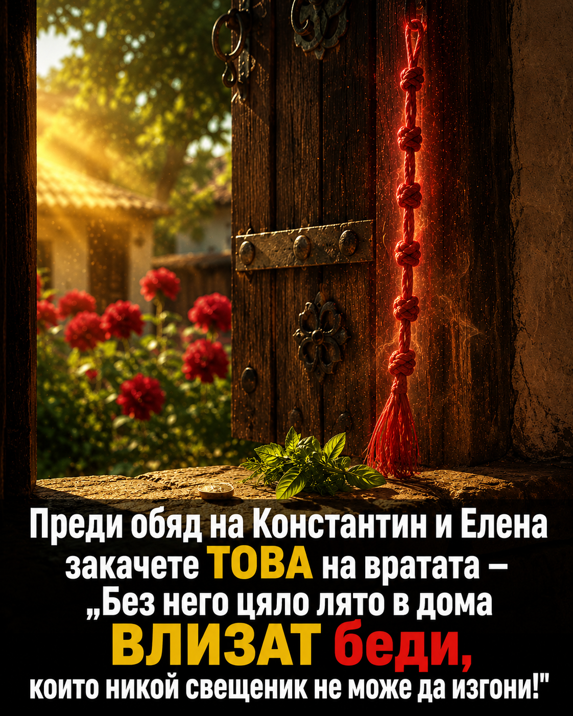 Преди обяд на Константин и Елена закачете ТОВА на вратата – „Без него цяло лято в дома ВЛИЗАТ беди, които никой свещеник не може да изгони!“ 3 e42201d2 e65b 4e96 adac ba7b2473be5c