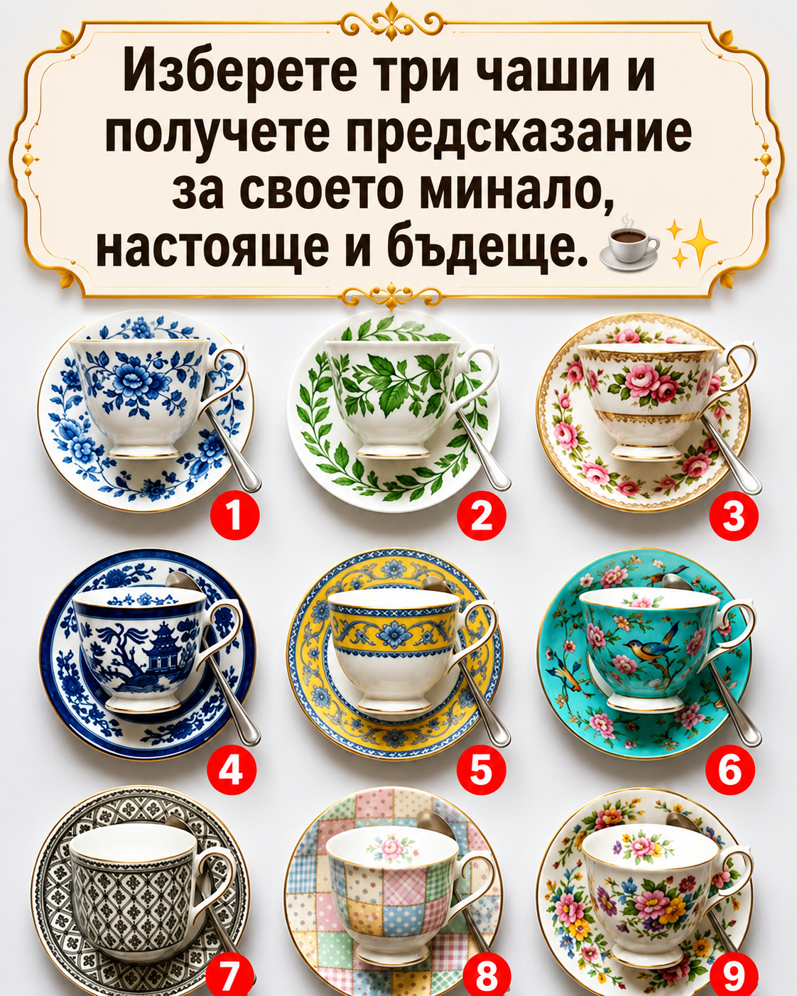 Изберете три чаши и разберете какво разкриват за вашия житейски път. ☕✨ 3 chatgpt image 4.06.2026 g. 10 27 02