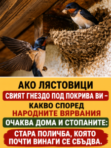 Ако лястовици свият гнездо под покрива ви – какво според народните вярвания очаква дома и реколтата: стара поличба, която почти винаги се сбъдва. 👇👇👇 34 chatgpt image jun 30 2026 02 22 46 pm