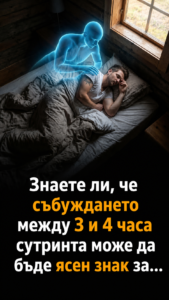 Знаете ли, че събуждането между 3 и 4 часа сутринта може да бъде ясен знак за нещо важно? 8 3891b353 a10d 426d 8c1a cb0adc9f5ef6