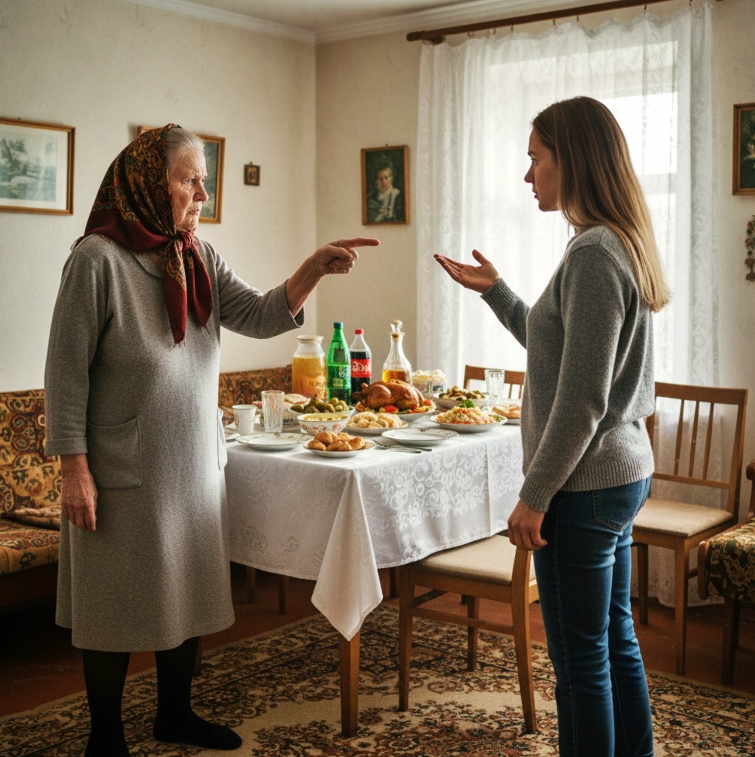 „Махай се оттук! Аз не съм те канила!“ — изкрещя свекърва ми, точно когато се опитах да седна на масата, за която готвех от 5 сутринта за нейния юбилей. Но това беше моята квартира. Аз бавно се изправих, приближих се до входната врата и направих нещо, от което всички побеляха от страх… 😲😲😲 12 572786537 860305699902735 700160