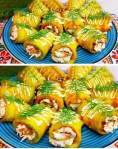 „Езикът на свекървата“ – рулца от тиквички с невероятно вкусна плънка 😋 56 739295131 1921367462130985 41188
