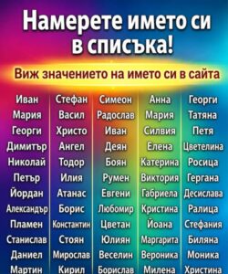 Намерете името си в списъка и вижте какво хубаво послание ви очаква! 👇 86 747723706 1462332415700852 2862603182267776629 n
