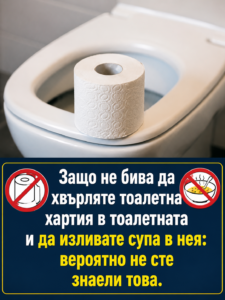 Защо не бива да хвърляте тоалетна хартия в тоалетната и да изливате супа в нея: вероятно не сте знаели това. 👇👇👇 40 94b644e8 ec80 4202 b6c2 a2c690484709