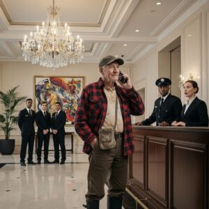 Един фермер влезе в хотел, но бе пренебрегнат от рецепционистката — когато извади телефона си, всички съжалиха… 50 545601481 122192680244352889 701
