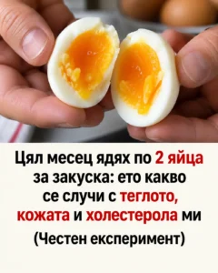 Цял месец ядях по 2 яйца за закуска: какво се случи с теглото, кожата и холестерола ми 14 0ca2547a 364e 4ad6 8b2c ca24fd74