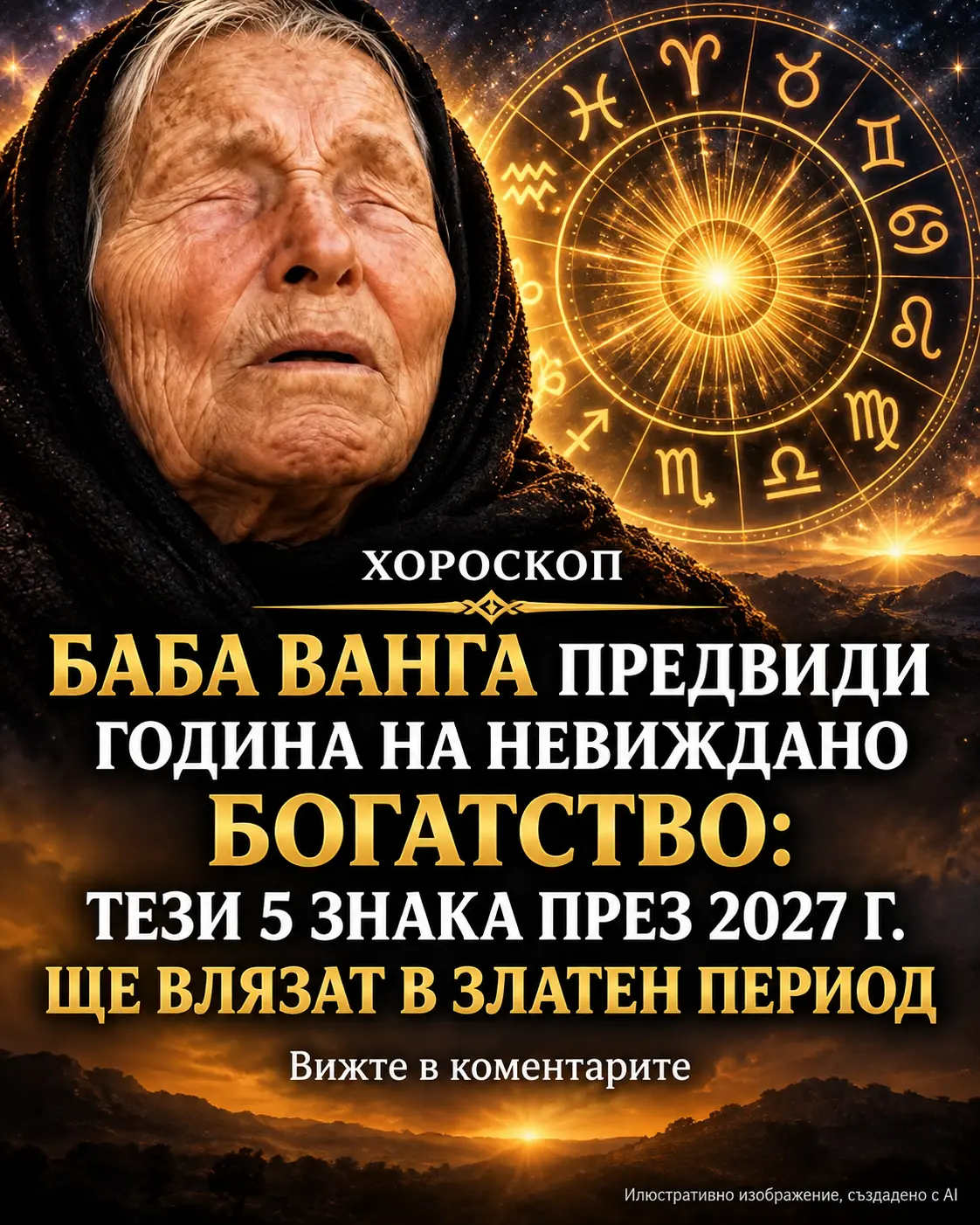 Баба Ванга е предсказала година на невиждано богатство: Тези 5 зодии навлизат в златен период през 2027 г. 3 0db6acbf dffa 4474 a90b 739408a3