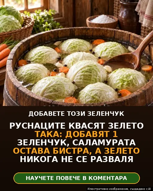 Руснаците киселят зелето по този начин: добавят само един зеленчук, саламурата остава бистра, а зелето не се разваля. 3 42d12648 1fe5 4d71 bdef a17428e2