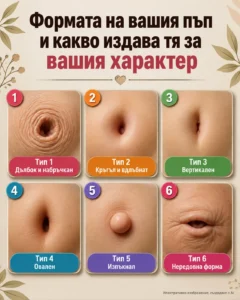 Какво може да „подскаже“ формата на пъпа ви за характера ви? Вижте популярните интерпретации👇 50 48ed9aa8 e176 4be4 b88a e73371eb