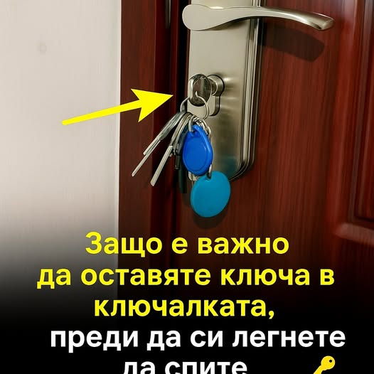 Защо е важно да оставяте ключа в ключалката, преди да си легнете да спите 🔑 3 559510472 122167728710593989 6155877421990796520 n