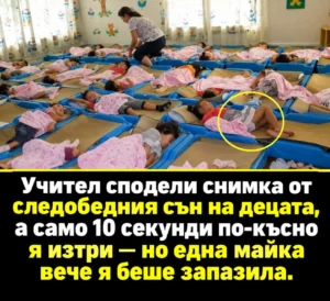 Учител сподели снимка на децата по време на следобедния сън, но я изтри само 10 секунди по-късно — родителите обаче вече я бяха запазили. 20 7b3bb102 8551 406e a042 815016bd