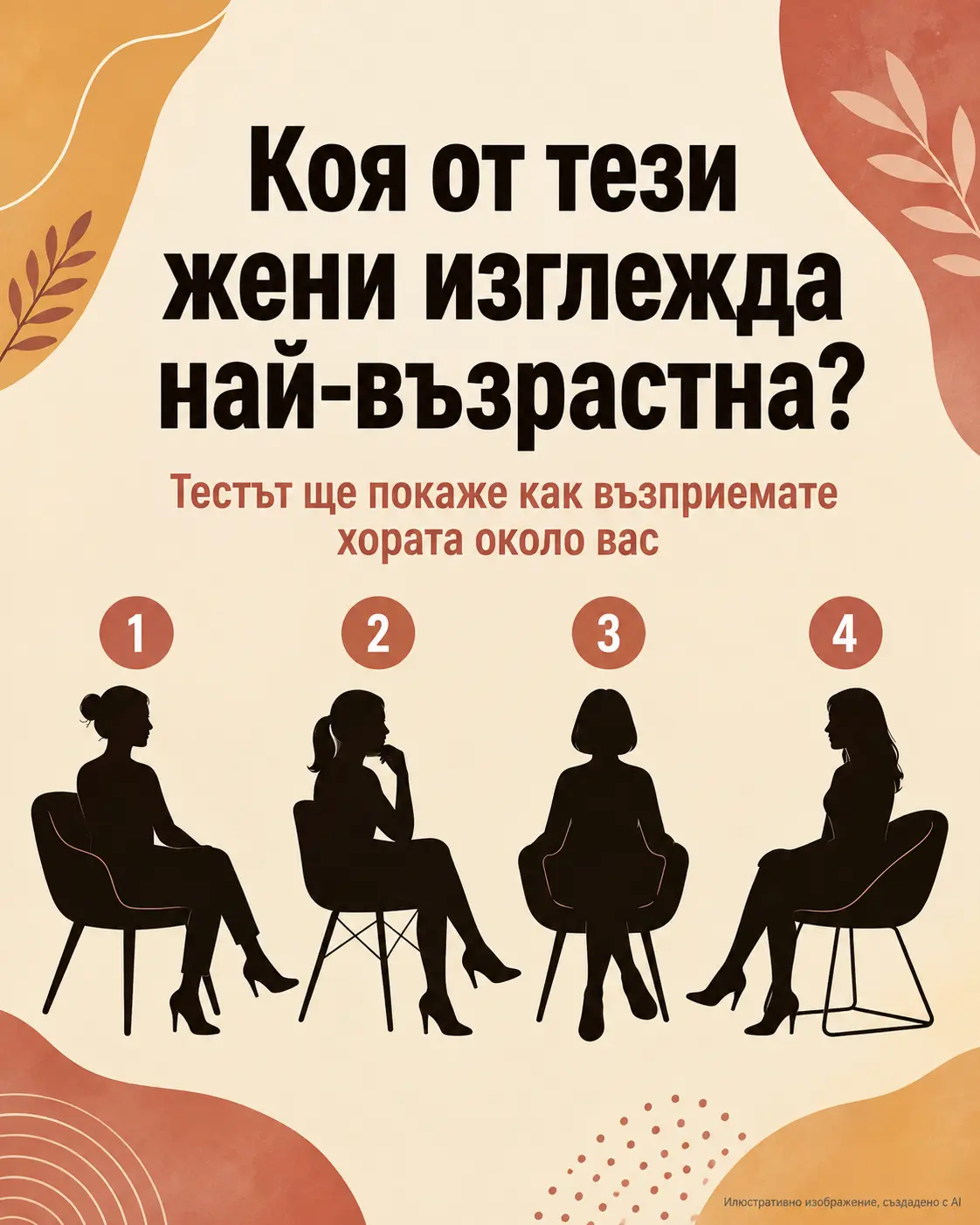 Коя от тези жени изглежда най-възрастна? Този тест може да разкрие как възприемате хората около себе си. 3 db67c80e f2d2 46bf aa0f d749bab0